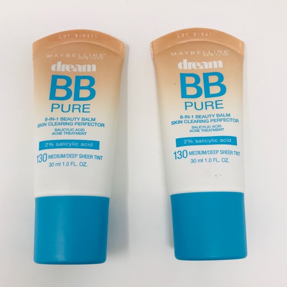 Maybelline Other - 2 NEW Maybelline Dream Pure BB Creams Medium/Deep